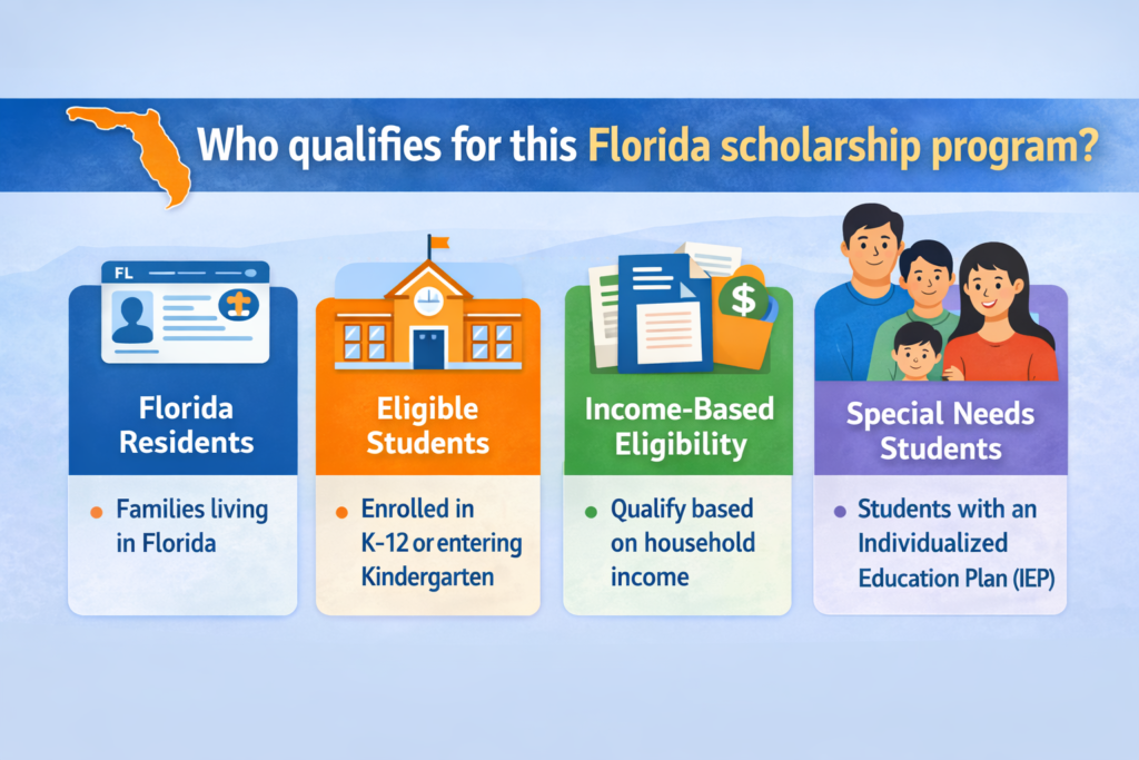 Who qualifies for this Florida scholarship program