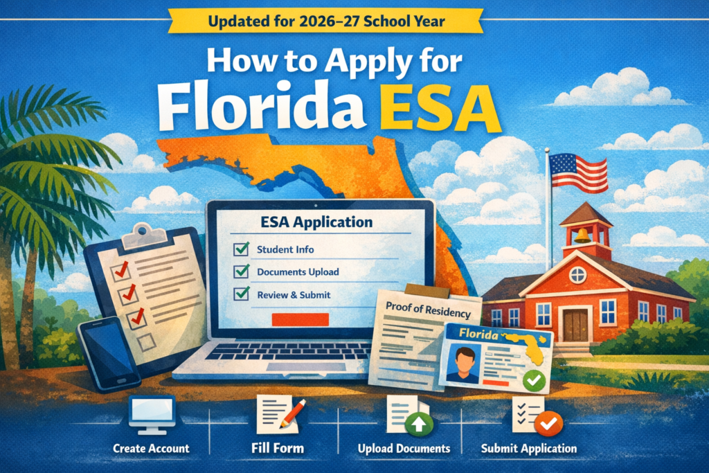 How to apply for Florida ESA step-by-step